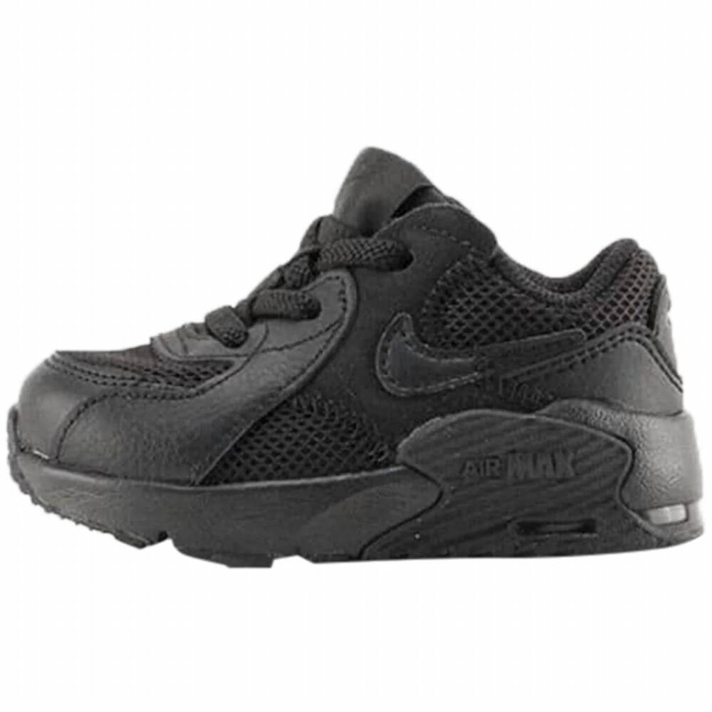 NEW NIKE kids air max excee sneaker in triple black